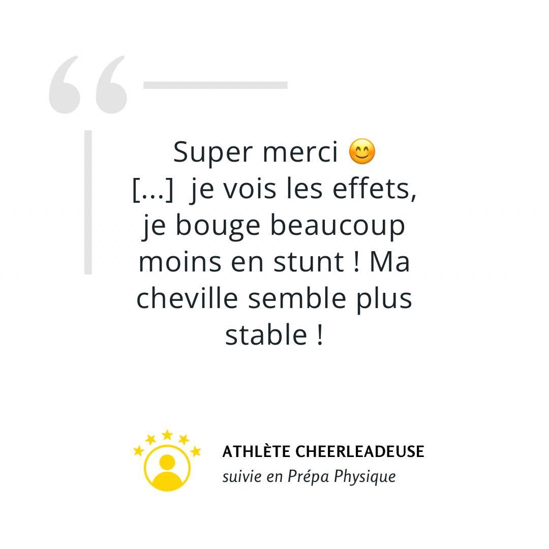 Gymnastique cheerleader suivi en préparation physique à Toulouse