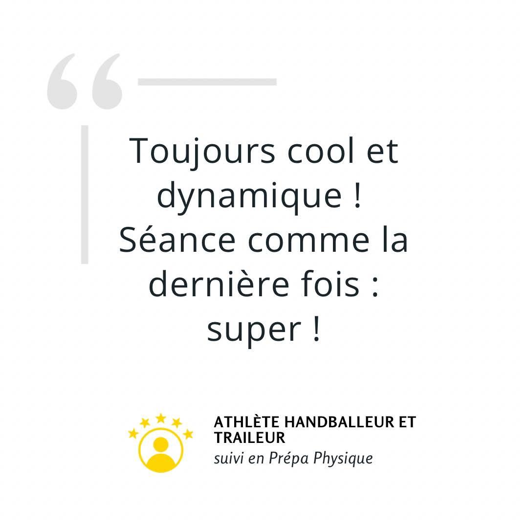 Handball suivi en préparation physique à Toulouse