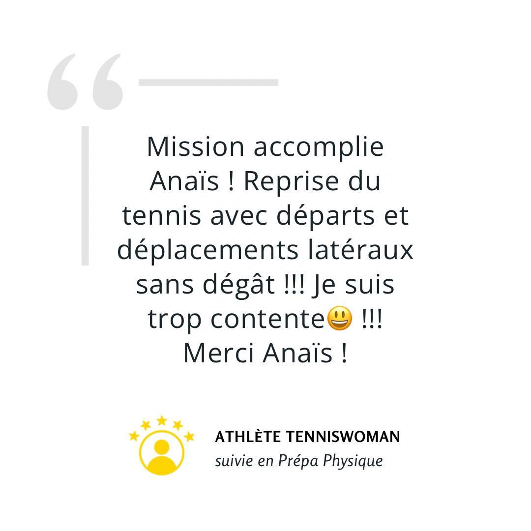 tennis suivi en préparation physique à Toulouse