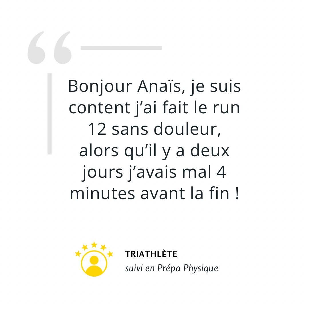 Coureur triathlète suivi en préparation physique à Toulouse