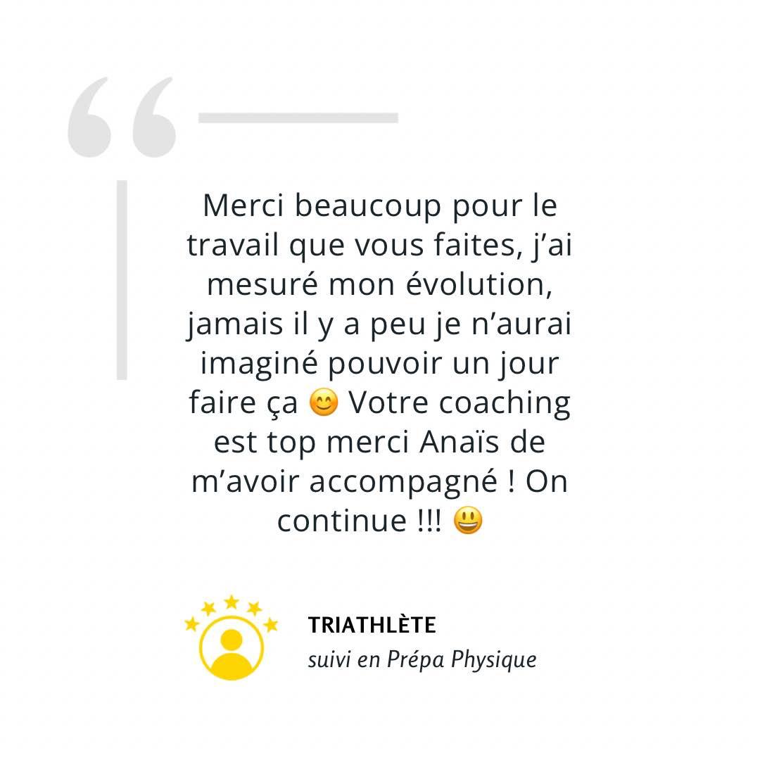 triathlon triathlète suivi en préparation physique à Toulouse