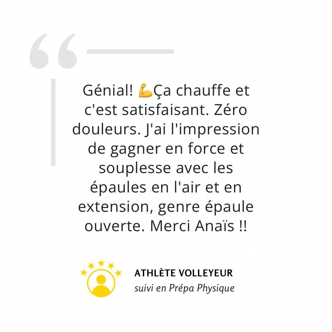 Volleyball volleyeur suivi en préparation physique à Toulouse